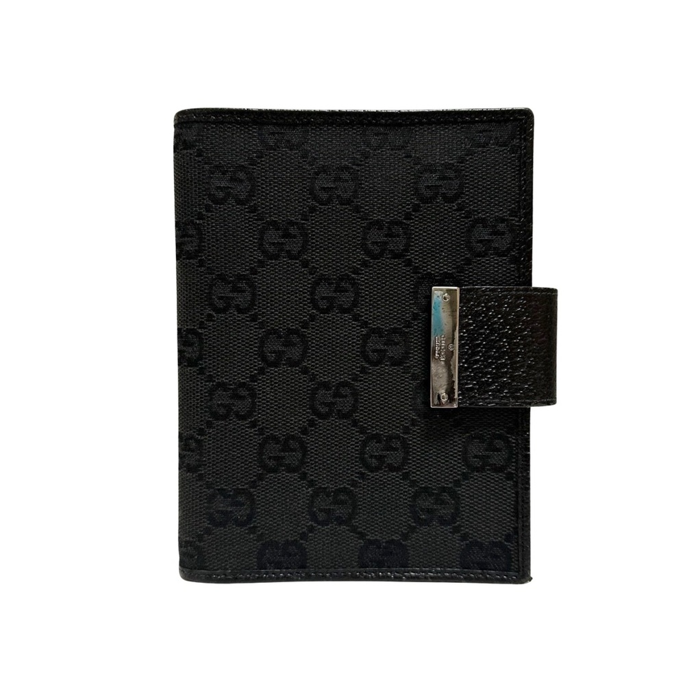 GUCCI Black Canvas Agenda Planner